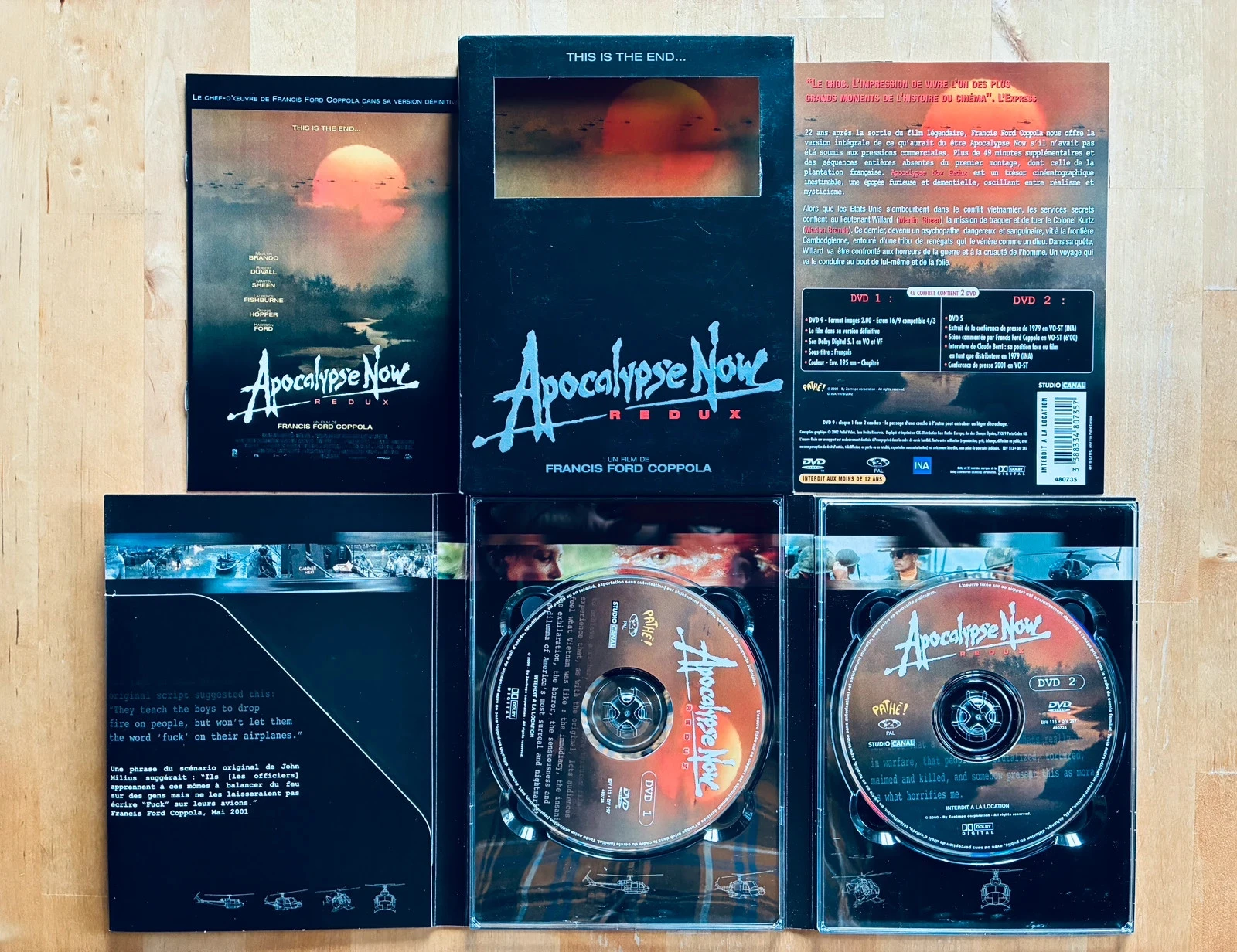 DVD Apocalypse Now de Francis Ford Coppola edición de coleccionista. – photo 3